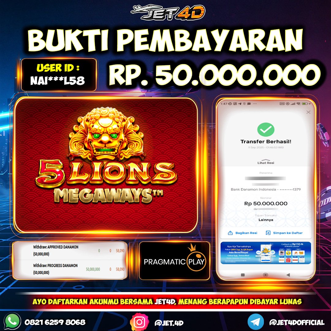 JET4D 5 Lions Megaways