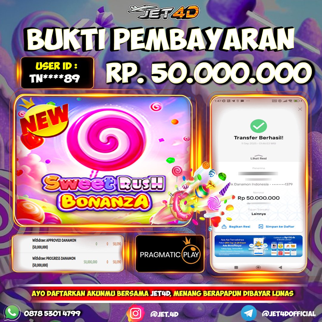 JET4D Sweet Rush Bonanza