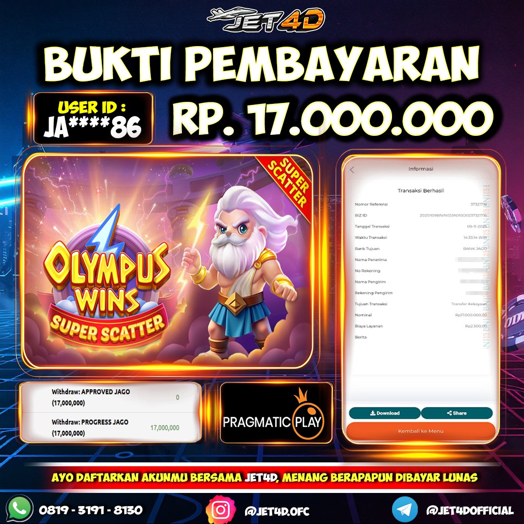 JET4D Olympus Wins Super Scatter