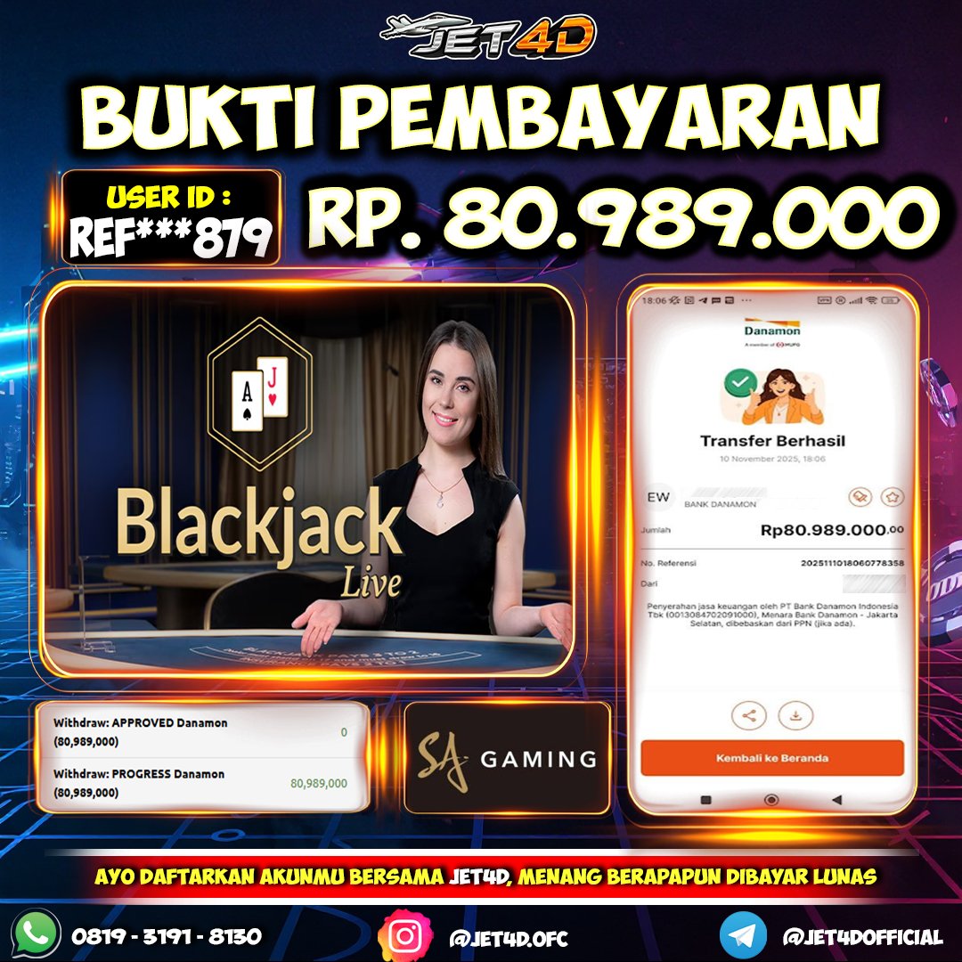 JET4D Blackjack Live