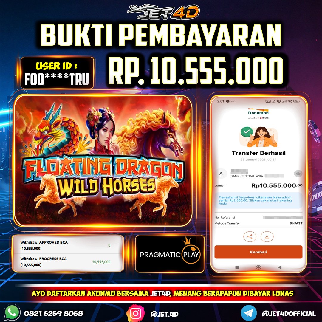 JET4D FLOATING DRAGON HORSES